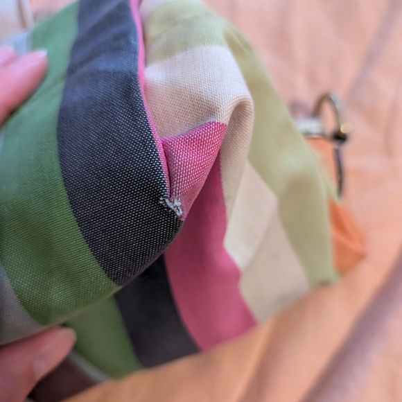 Coach Poppy Legacy Stripe Large Rocker Crossbody - Picture 12 of 13